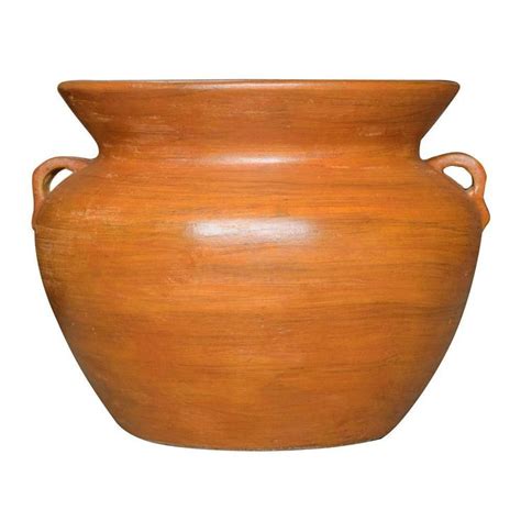 21 In Smooth Handle Terra Cotta Clay Pot Rct 310 T The Home Depot