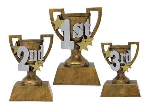 1st 2nd Or 3rd Place Gold Cup Trophy 3d Gold Cup Place Etsy