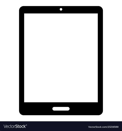 Tablet Icon Royalty Free Vector Image Vectorstock