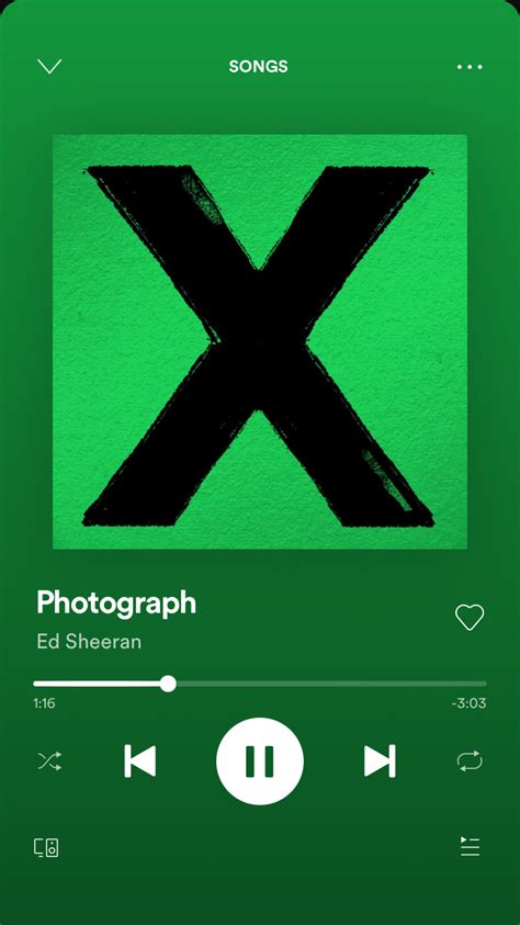 Photograph A Song By Ed Sheeran On Spotify Music Collage Throwback