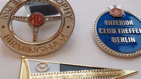 3 X Classic Mg Sport Grill Badges Mg Gt Tfmgb Mgcmidget Classic