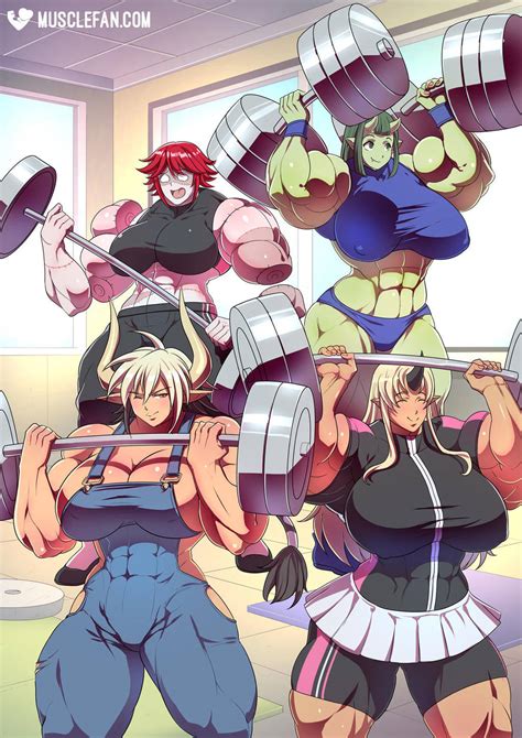 Muscular Monster Girls By Muscle Fan Comics On DeviantArt