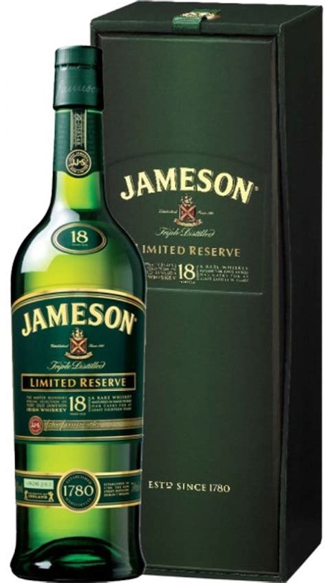 Jameson Irish Whisky 18 Yr Old Limited Reserve 750ml Glendale Liquor