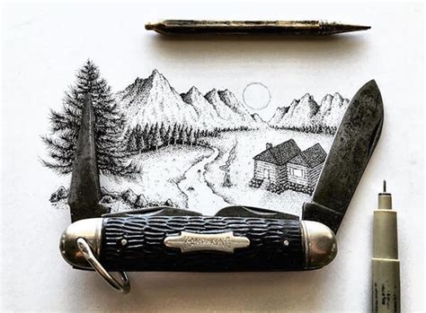 Stunning Stippling Art Composed Of Millions Of Tiny Hand Drawn Dots