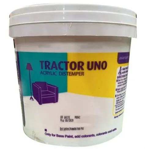 Asian Paints Tractor Uno Acrylic Distemper Paint At Rs 155bucket