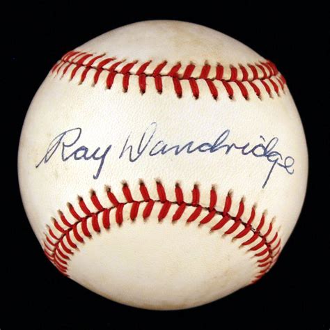 lot detail ray dandridge signed onl baseball