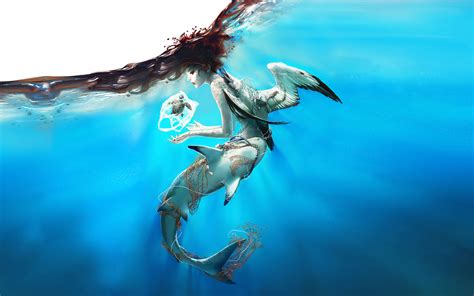 Fantasy Sea Monster Hd Wallpaper By Wenqing Yan