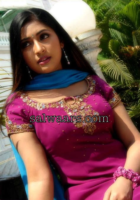 Mallu Actress Navya Nair In Pink Salwar Kameez Indian Dresses