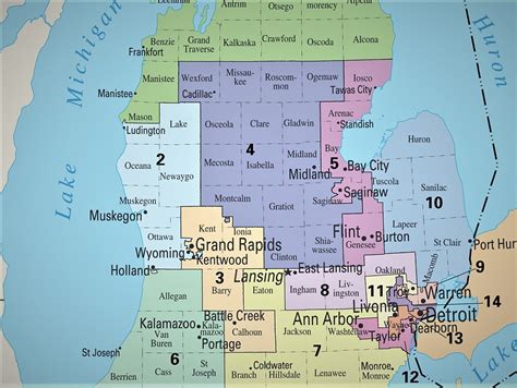 Here Are Michigans New State And Congressional District Maps