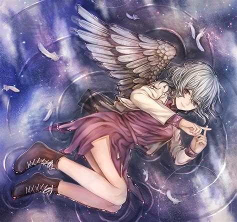 , Touhou, Anime, Angel, Wings Wallpapers HD / Desktop and ...