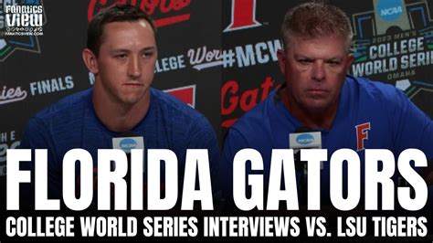Florida Gators Baseball Wyatt Langford React To College World Series