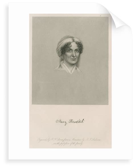 Portrait Of Mary Bowditch 1781 1834 Posters And Prints By G F Storm