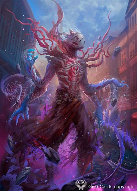 Eldrazi Horror By Vasylina On Deviantart Dark Fantasy Art Monster