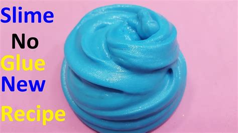 Slime Diy No Glue How To Make Slime Without Glue New Recipe Youtube