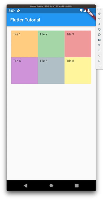 Flutter Gridview Tutorial Tutorialkart