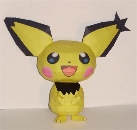 Pichu Papercraft By Skeleman On Deviantart