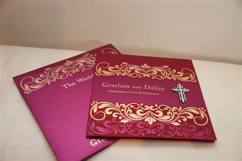 The wedding cards categorized here under have exquisite craftsmanship and work using exclusive paper and raw material. Hindu wedding Cards is a well known brand in the UK
