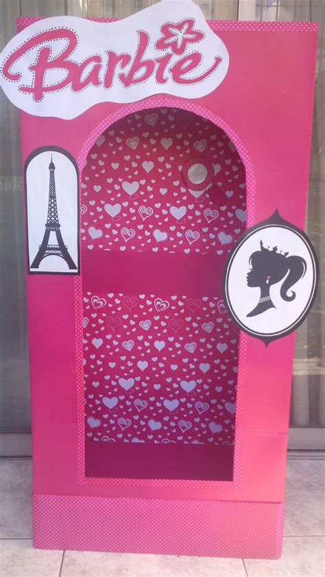 Caja de barbie para foto de fiestas infantiles en 2020 | Caja con fotos