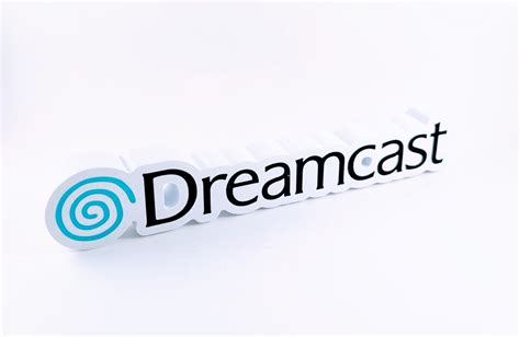 Stl File Sega Dreamcast Display Piece And Magnet Sign・3d Printable
