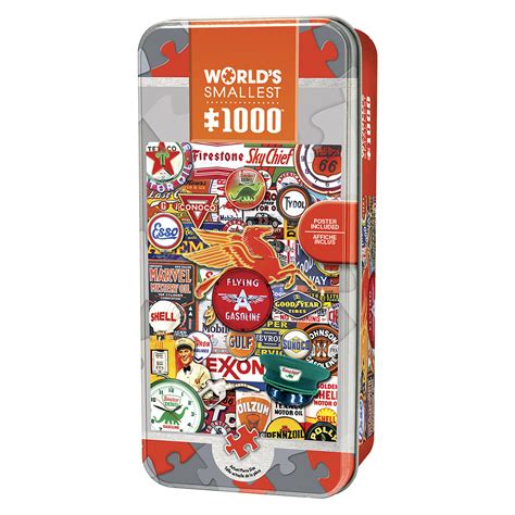 Masterpieces world's smallest jigsaw puzzle tin, all my marbles, 1000 pieces. World's Smallest - Retro Petrol - 1000 Teile - MASTER ...