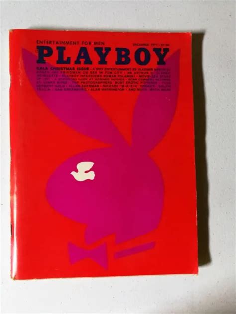 Playboy Magazine December 1971 Playmate Karen Christy Vargas Girl Roman