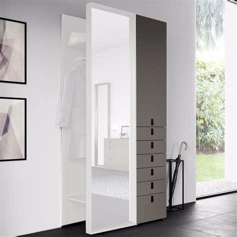 Kleiderschrank weiß mehrzweckschrank garderobenschrank regal hochschrank sonoma. Menos Entrance Garderobenschrank E5522 von Behr