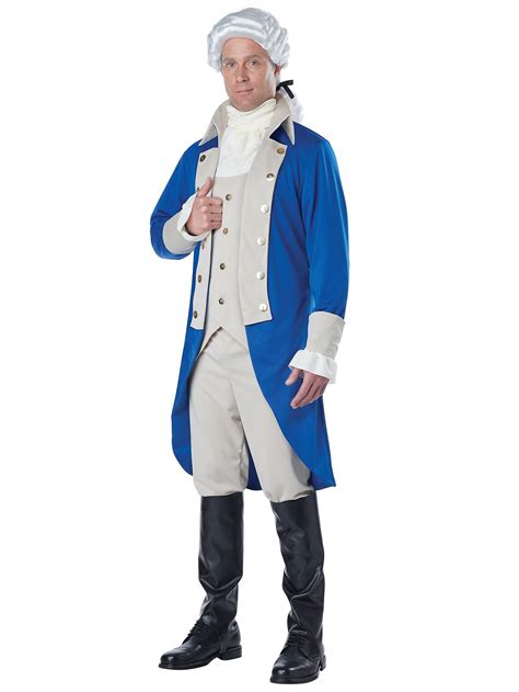 George Washington Us First President Founding Father Colonial Mens