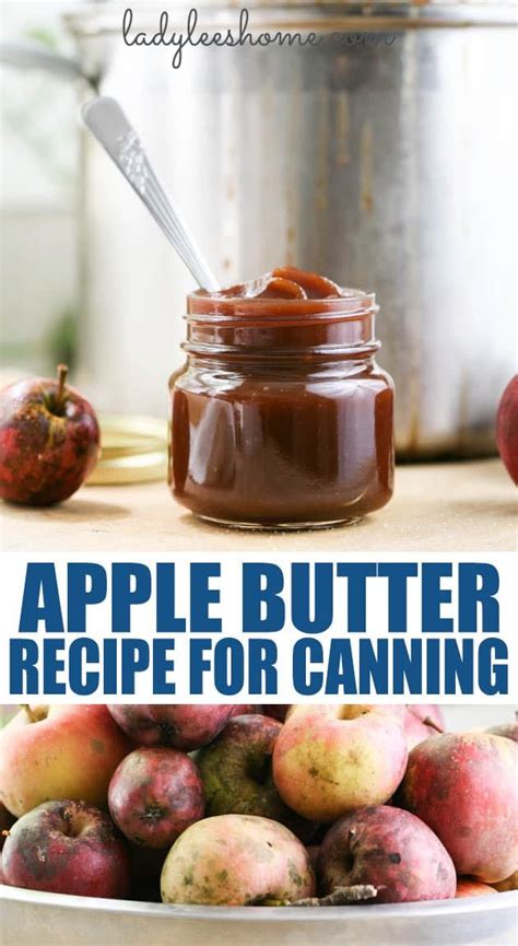 Canning Apple Butter Recipe For Canning Recipe Recipes Canning