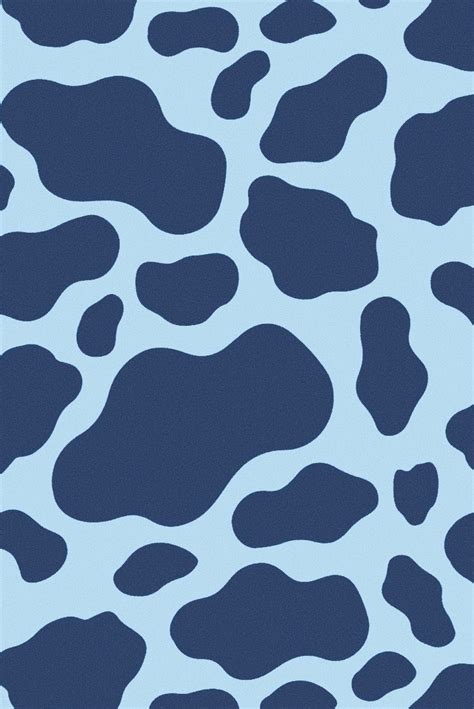 Blue Cow Print Wallpapers Wallpaper Cave