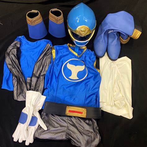Blue Wind Ranger Ninja Storm Cosplay Costume Power Ranger Etsy