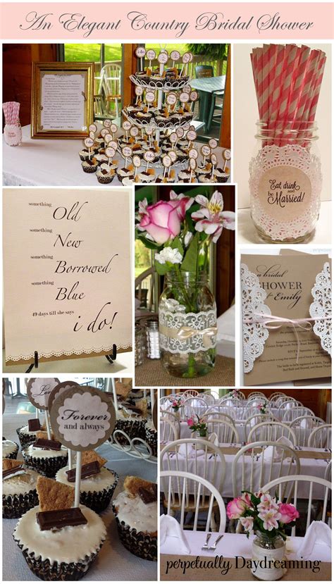 The Elegant Country Bridal Shower With Images Bridal Shower Rustic