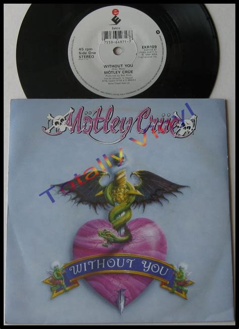 Totally Vinyl Records || Motley Crue - Without you / Live wire
