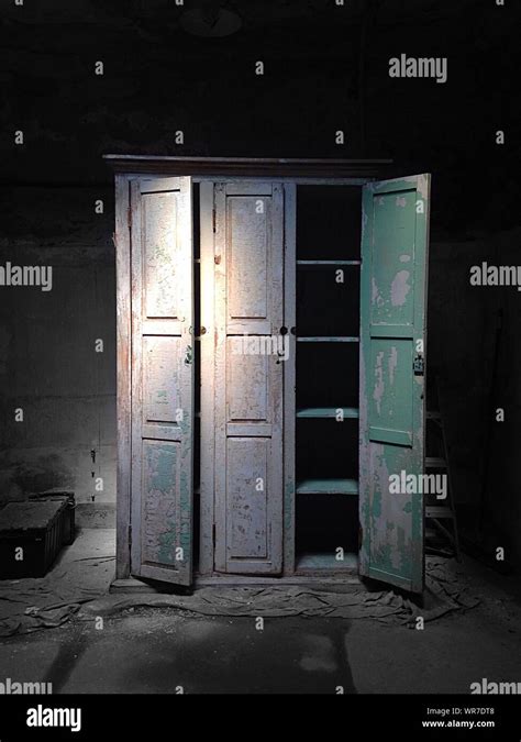 View Of Abandoned Cupboard Stock Photo Alamy