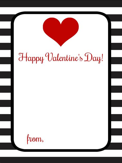 Greeting Card Valentine Template Printable Free A4 Format Folds To