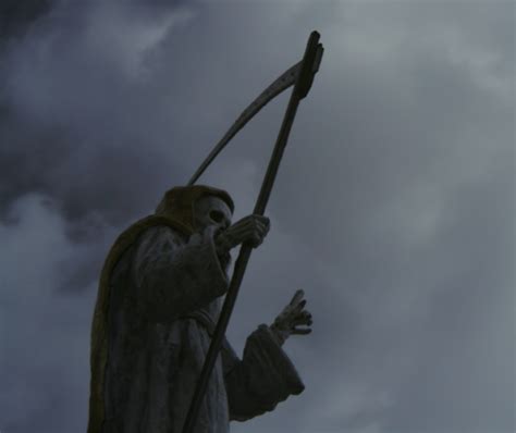 Grim Reaper Cemetery Statue