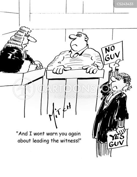 Leading The Witness Cartoons And Comics Funny Pictures From Cartoonstock