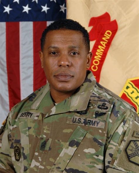 Command Sgt Maj Michael L Berry Article The United States Army