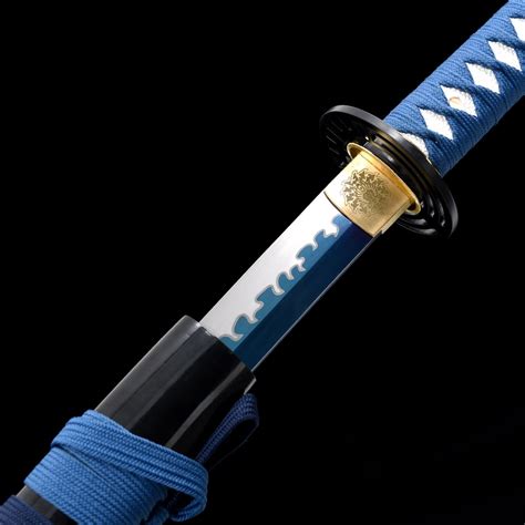 Blue Samurai Sword Handmade Japanese Samurai Sword Full Tang With