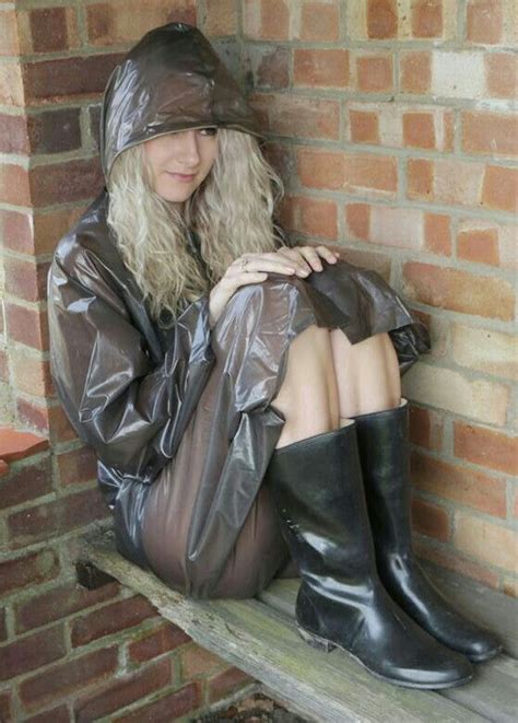 Pin By John Mackintosh On Gummistövlar Rain Wear Pvc Raincoat Rubber Boots