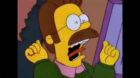 Los Simpson 1 Hora De Ned Flanders Gritando Como Mujer Youtube