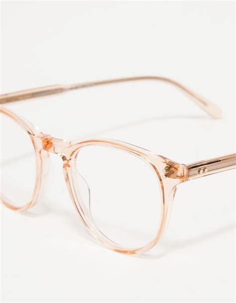garrett leight milwood 46 in pink crystal fashion eye glasses glasses sunglass frames