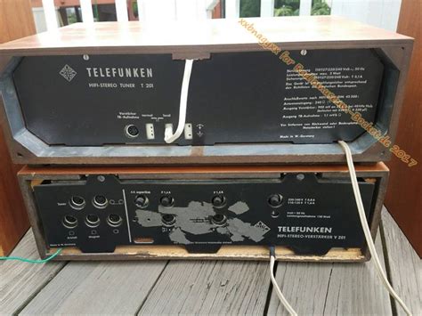 Telefunken Hifi Stereo Tuner T201 Radiomuseum Bocketde