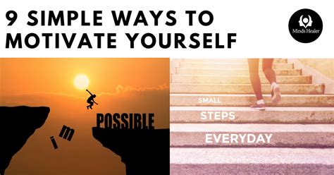 9 Simple Ways To Motivate Yourself Minds Healer