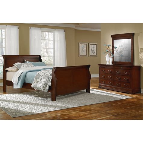 Neo Classic 5 Piece King Bedroom Set Cherry Value City Furniture