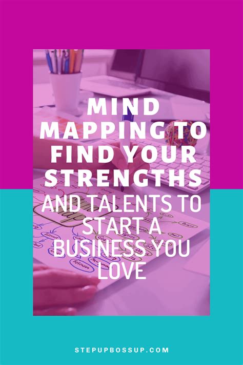 Mind Mapping To Find Your Strengths And Talents To Start A Business You