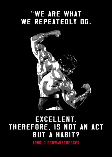 Arnold Motivation Poster By Lisa Tiny Displate