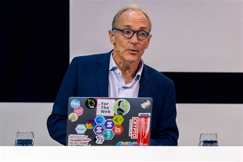 Tim Berners Lee Inventor Of The World Wide Web In A Moderated Talk At