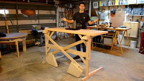 Time lapse video of computer table making. This clever DIY convertible standing desk costs just $29 ...