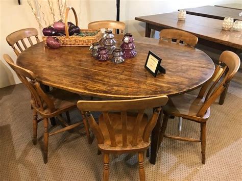 Oval Country Drop Leaf Table Oval Antique Table Oval Country Table