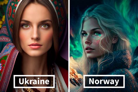 Artist Asks AI To Turn 30 Countries Into Women The Results Go Viral